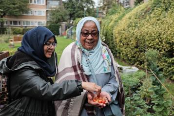 Islington Bangladesh Association runs a gardening club at Barnsbury Community Centre