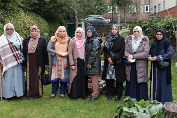 Women from Islington's Bangladeshi community at a gardening project