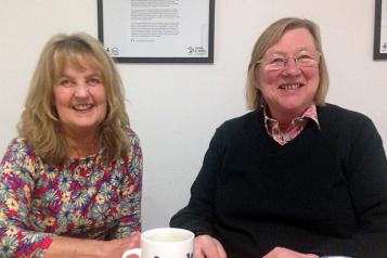 Sue and Geraldine volunteer for Healthwatch Islington