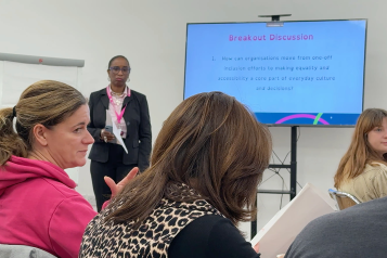 Break out discussion at Challenging Inequalities event in Islington