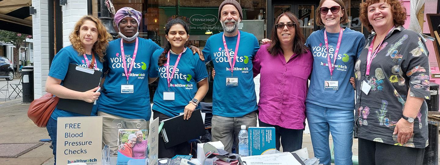 Healthwatch staff and volunteers